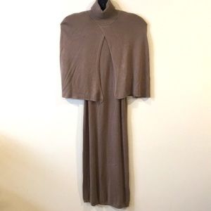 VERTIGO 2-in-1 Turtleneck Cover Sleeveless Dress